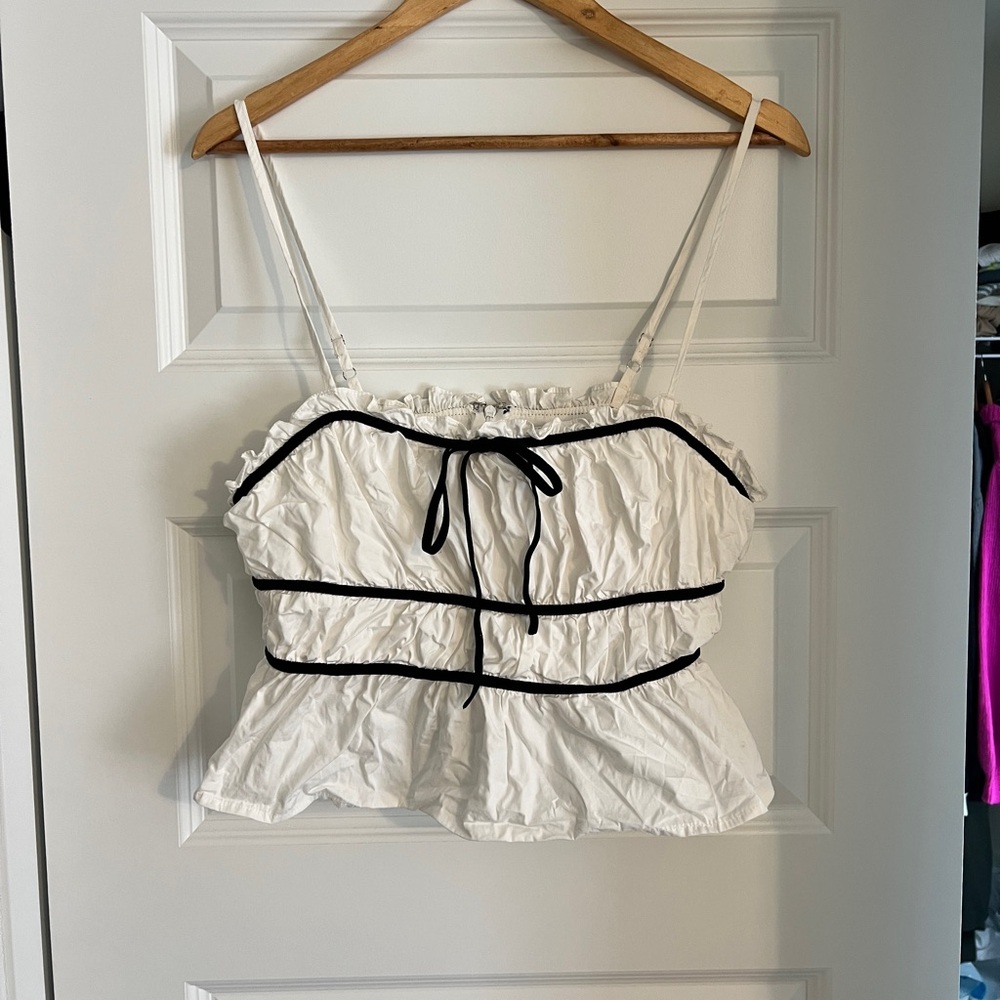 Storia White Bow Tank